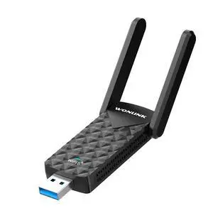 WONLINK AX1800 USB WiFi 6 Adapter for Desktop PC WL-NA1602, Dual Band WiFi Adapter with 2 Antennas, WPA3, MU-MIMO, USB 3.0 WiFi Dongle Compatible with Windows 10/11 WONLINK AX1800 USB WiFi 6 Adapter for Desktop PC WL-NA1602, Dual Band WiFi Adapter with 2 Antennas, WPA3, MU-MIMO, USB 3.0 WiFi Dongle Compatible with Windows 10/11