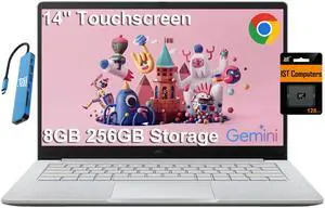 ASUS Chromebook CX1 Laptop (14" FHD Touchscreen, Intel Celeron, 8GB RAM, 128GB eMMC + 128GB SD Card) Home & Student, Spill-Resistant, Military Grade, Wi-Fi, IST HUB, Webcam, Chrome OS, CX1405CK ASUS Chromebook CX1 Laptop (14" FHD Touchscreen, Intel Celeron, 8GB RAM, 128GB eMMC + 128GB SD Card) Home & Student, Spill-Resistant, Military Grade, Wi-Fi, IST HUB, Webcam, Chrome OS, CX1405CK