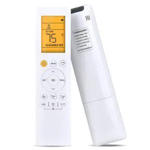 FQOUG Replacement Remote Control for Cooper&Hunter Multi Position Mini Split Air Conditioner, with Yellow Backlit FQOUG Replacement Remote Control for Cooper&Hunter Multi Position Mini Split Air Conditioner, with Yellow Backlit