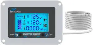 Wired Remote Controller with LCD Screen for Model ZATEWALE P1500W P2000W P3000W P4000W Pure Sine Wave Inverter Wired Remote Controller with LCD Screen for Model ZATEWALE P1500W P2000W P3000W P4000W Pure Sine Wave Inverter