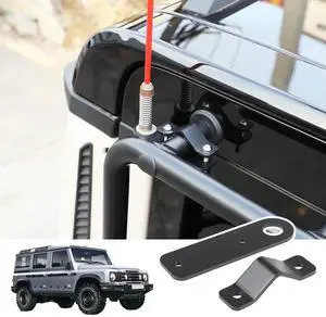 Bekantogy Car Antenna Mount Compatible with Ineos Grenadier 2020-2024 Carbon Steel Rear Ladder Antenna Bracket Flagpole Holder Antenna Bracket Automotive Exterior Accessories Bekantogy Car Antenna Mount Compatible with Ineos Grenadier 2020-2024 Carbon Steel Rear Ladder Antenna Bracket Flagpole Holder Antenna Bracket Automotive Exterior Accessories
