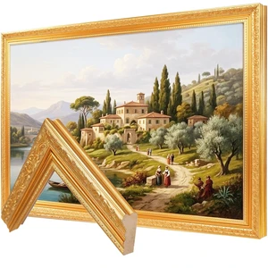 CasaDHG Gold TV Frame, Compatible ONLY with 55 Samsung The Frame TV Pro TVs, Golden Art Bezel, Fits LS03A/LS03B/LS03C/LS03D/LS03FA/LS03FW (20212025 & 2025 Pro) (55") CasaDHG Gold TV Frame, Compatible ONLY with 55 Samsung The Frame TV Pro TVs, Golden Art Bezel, Fits LS03A/LS03B/LS03C/LS03D/LS03FA/LS03FW (20212025 & 2025 Pro) (55")