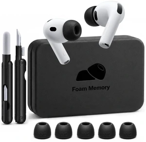 Tecolu Memory Foam Replacement Ear Tips for AirPods Pro 3 (XXS-White) Tecolu Memory Foam Replacement Ear Tips for AirPods Pro 3 (XXS-White)
