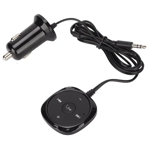 Sanpyl Car Bluetooth 5.0 Adapter, Handsfree Calling & Audio Receiver, 5V 2.1A USB Charging Port, 3.5mm AUX Input for Cars Sanpyl Car Bluetooth 5.0 Adapter, Handsfree Calling & Audio Receiver, 5V 2.1A USB Charging Port, 3.5mm AUX Input for Cars