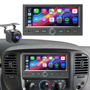 Plug&Play Car Radio for Ford F150 1997-2003,F250/F350/F450/F550 1997-2004,Ranger 1998-2011, E150/250/350 1997-2008, Mustang 2001-2003,6.9 Inch IPS Touch Screen for CarPlay & Android Auto&Mirror Link Plug&Play Car Radio for Ford F150 1997-2003,F250/F350/F450/F550 1997-2004,Ranger 1998-2011, E150/250/350 1997-2008, Mustang 2001-2003,6.9 Inch IPS Touch Screen for CarPlay & Android Auto&Mirror Link