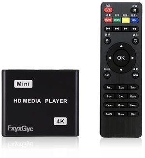 HDMI Media Player, 4K Ultra HD Digital Media Player, Supports USB Drive, SD Card, 4K@30Hz Output,H.265/H.264/AVC Decoding MP4/MKV/MP3/TS/Rmvb/Mov/ISO/AVI/JPG for Advertising/Multimedia TV Playback. HDMI Media Player, 4K Ultra HD Digital Media Player, Supports USB Drive, SD Card, 4K@30Hz Output,H.265/H.264/AVC Decoding MP4/MKV/MP3/TS/Rmvb/Mov/ISO/AVI/JPG for Advertising/Multimedia TV Playback.