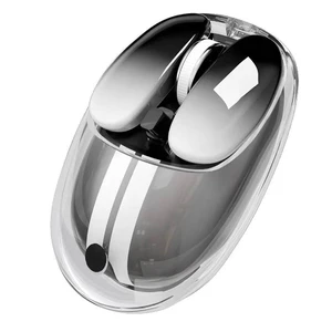 M60 Tri-Mode Wireless Mouse, Transparent Gradient Silent Bluetooth Mouse (Bluetooth 5.0 + 2.4G + Wired), Ergonomic Portable Cute Computer Mouse for Laptop, Desktop, Mac, Windows, Office & Home M60 Tri-Mode Wireless Mouse, Transparent Gradient Silent Bluetooth Mouse (Bluetooth 5.0 + 2.4G + Wired), Ergonomic Portable Cute Computer Mouse for Laptop, Desktop, Mac, Windows, Office & Home