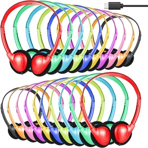 MENGLALA USB Type C Headphones Bulk for Classroom Kids School 100 Pack MENGLALA USB Type C Headphones Bulk for Classroom Kids School 100 Pack