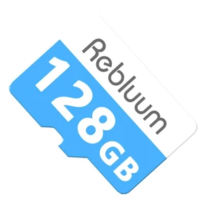 Rebluum Micro 128GB SD Card for Solar Security Cameras Indoor Outdoor Rebluum Micro 128GB SD Card for Solar Security Cameras Indoor Outdoor