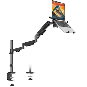 PUTORSEN Laptop Desk Mount for Max 18'' Laptop & 17-32'' Monitor PUTORSEN Laptop Desk Mount for Max 18'' Laptop & 17-32'' Monitor