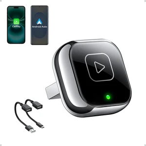 Mavlou Wireless Carplay & Android Auto Adapter, Metal Design Mini & Stable 2-in-1 Dongle, Convert Vehicle's Wired CarPlay/AA to Wireless, for iOS 10+/Android 11+ & Cars from 2016 Mavlou Wireless Carplay & Android Auto Adapter, Metal Design Mini & Stable 2-in-1 Dongle, Convert Vehicle's Wired CarPlay/AA to Wireless, for iOS 10+/Android 11+ & Cars from 2016
