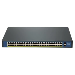 Davuaz Gigabit PoE Switch with 48 POE+ Port, and 2 Gigabit SFP Port, IEEE802.3af/at Compliant, Up to 800W, Metal Design, Unmanaged Power Over Ethernet Switch, Plug and Play Network Switch Davuaz Gigabit PoE Switch with 48 POE+ Port, and 2 Gigabit SFP Port, IEEE802.3af/at Compliant, Up to 800W, Metal Design, Unmanaged Power Over Ethernet Switch, Plug and Play Network Switch