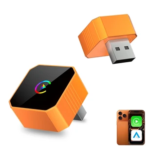 Wired to Wireless CarPlay Dongle for iPhone, Low Latency Auto Reconnect Plug & Play Wireless CarPlay Adapter for Factory Wired CarPlay Vehicles Wired to Wireless CarPlay Dongle for iPhone, Low Latency Auto Reconnect Plug & Play Wireless CarPlay Adapter for Factory Wired CarPlay Vehicles