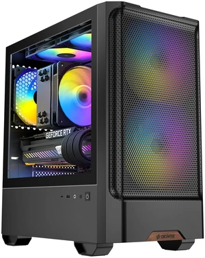 Okinos 314 ARGB, 140mm ARGB Fans 3-Pin Pre-Installed (Front x2), 120mm ARGB Fan 3-Pin Pre-Installed (Rear x1), Micro ATX PC Case, MATX Case with Walnut Wood Decoration, Type C Port, Numeric Series Okinos 314 ARGB, 140mm ARGB Fans 3-Pin Pre-Installed (Front x2), 120mm ARGB Fan 3-Pin Pre-Installed (Rear x1), Micro ATX PC Case, MATX Case with Walnut Wood Decoration, Type C Port, Numeric Series
