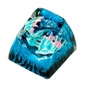 Artisan Keycap for DIY Replacenment, Handmade Resin Keycap, Dragon Custom Keycaps for Switch Gaming, Cherry MX Mechanical Keyboards Artisan Keycap for DIY Replacenment, Handmade Resin Keycap, Dragon Custom Keycaps for Switch Gaming, Cherry MX Mechanical Keyboards