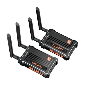 Wireless HDMI Transmitter and Receiver 4K,Wireless Video 4K30HZ 150m/490ft Range,Plug & Play,Low Latency,2.4G/5G, 1 Transmitter to 4 Receivers, HDMI Extender for TV, Projector, Monitor Wireless HDMI Transmitter and Receiver 4K,Wireless Video 4K30HZ 150m/490ft Range,Plug & Play,Low Latency,2.4G/5G, 1 Transmitter to 4 Receivers, HDMI Extender for TV, Projector, Monitor