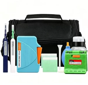 Yicizol Fiber Optic Cleaning Kit Optical Fiber Cleaner Tools with Fiber Cleaning Cassette for FC SC ST LC MU Connectors, 1.25mm/2.5mm Fiber Cleaner Pens, Cleaning Swabs Wipes (MK-200) Yicizol Fiber Optic Cleaning Kit Optical Fiber Cleaner Tools with Fiber Cleaning Cassette for FC SC ST LC MU Connectors, 1.25mm/2.5mm Fiber Cleaner Pens, Cleaning Swabs Wipes (MK-200)