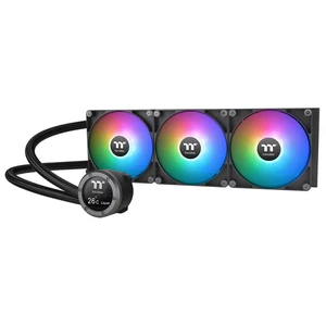 Thermaltake TH420 V2 Ultra ARGB Sync/AlO Liquid Cooler/ARGB Fan 140 * 3/PWM 500~1800rpm/Water Block 2.1" LCD/Black, CL-W386-PL14SW-A Thermaltake TH420 V2 Ultra ARGB Sync/AlO Liquid Cooler/ARGB Fan 140 * 3/PWM 500~1800rpm/Water Block 2.1" LCD/Black, CL-W386-PL14SW-A