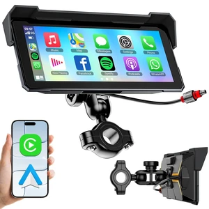 8.1 Inch Portable CarPlay Screen for Motorcycle with Wireless CarPlay 8.1 Inch Portable CarPlay Screen for Motorcycle with Wireless CarPlay