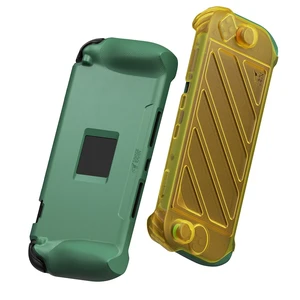 Savage Raven by Skull & Co. StandGrip Front Cover Bundle for Nintendo Switch 2: Protective Case with Textured Grips Full Protection and Hard-Shell Front Cover - Yellow/Green Savage Raven by Skull & Co. StandGrip Front Cover Bundle for Nintendo Switch 2: Protective Case with Textured Grips Full Protection and Hard-Shell Front Cover - Yellow/Green