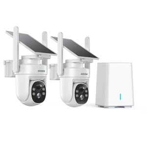 HXVIEW 4K Solar Security Cameras Wireless Outdoor, 2-Cam Kit, BU-K802 HXVIEW 4K Solar Security Cameras Wireless Outdoor, 2-Cam Kit, BU-K802