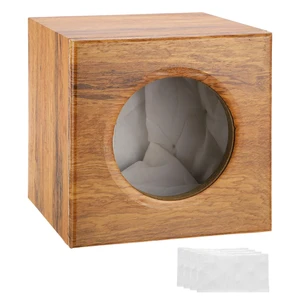 MECCANIXITY 5" Ported Wooden Speaker Enclosure, Single Vented, Striped Wood MECCANIXITY 5" Ported Wooden Speaker Enclosure, Single Vented, Striped Wood