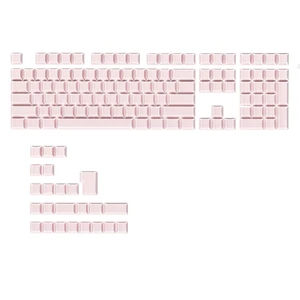 Owpkeenthy PBT Cherry Profile Translucent Keycaps, Pink Owpkeenthy PBT Cherry Profile Translucent Keycaps, Pink
