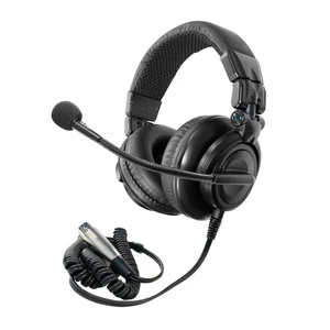 Yo-tronics YTH-312M Dual-Side Intercom 4 Pin XLR Headset with Dynamic Microphone, 50mm Drivers, Rugged Design for Broadcasting, Live Reporting, Stage Production Yo-tronics YTH-312M Dual-Side Intercom 4 Pin XLR Headset with Dynamic Microphone, 50mm Drivers, Rugged Design for Broadcasting, Live Reporting, Stage Production