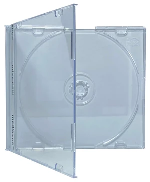 mediaxpo Premium Slim Super Clear Jewel Cases - Protect and Showcase Your CDs - Slim CD Case for Space-Saving Storage (Pack of 50) mediaxpo Premium Slim Super Clear Jewel Cases - Protect and Showcase Your CDs - Slim CD Case for Space-Saving Storage (Pack of 50)