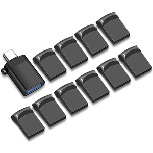 EASTBULL 10-Pack of 4GB USB 2.0 Small Flash Drive with a USB-C Adapter EASTBULL 10-Pack of 4GB USB 2.0 Small Flash Drive with a USB-C Adapter