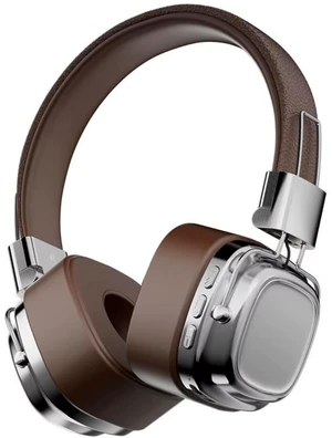Wireless Bluetooth Headphones, HD Stereo Sound, Brown Wireless Bluetooth Headphones, HD Stereo Sound, Brown