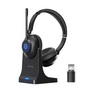 AxiomEar Bluetooth Wireless Headset with Mic for Work, Advanced Noise Reduction Microphone, Clear Calls - Comfortable On-Ear Headphones, Bluetooth 5.3, Applicable to Laptop, PC, Zoom, Office, P AxiomEar Bluetooth Wireless Headset with Mic for Work, Advanced Noise Reduction Microphone, Clear Calls - Comfortable On-Ear Headphones, Bluetooth 5.3, Applicable to Laptop, PC, Zoom, Office, P