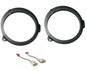 2X 6.5" Front Door Car Stereo Speaker Install Mount Bracket Plates + Speaker Wire Harness -Made for Subaru: 2016 2017 2018 2019 2020 2021 WRX and WRX Sti 2X 6.5" Front Door Car Stereo Speaker Install Mount Bracket Plates + Speaker Wire Harness -Made for Subaru: 2016 2017 2018 2019 2020 2021 WRX and WRX Sti