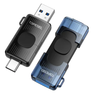 TOPESEL 2 Pack 128GB USB C Flash Drive USB 3.0 2-in-1 Thumb Drive Rotating Type C Memory Stick for iPhone 15/16 Smart TV Car Audio Smartphone Tablet (Black, Blue) TOPESEL 2 Pack 128GB USB C Flash Drive USB 3.0 2-in-1 Thumb Drive Rotating Type C Memory Stick for iPhone 15/16 Smart TV Car Audio Smartphone Tablet (Black, Blue)