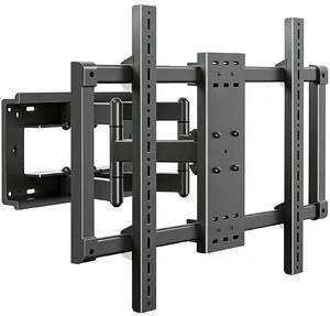 Full Motion TV Wall Mount for 85 98 110 TVs, 220 LBS Weight Capacity, Monolithic Steel Wall Plate with 6-Arm Precision Bearing, 2-Level Height Adjustment, VESA 1000x600mm, Anti-Sagging Design Full Motion TV Wall Mount for 85 98 110 TVs, 220 LBS Weight Capacity, Monolithic Steel Wall Plate with 6-Arm Precision Bearing, 2-Level Height Adjustment, VESA 1000x600mm, Anti-Sagging Design