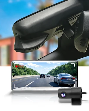 Fitcamx Front 4K+Rear 1080P Dash Cam Adapts for Toyota Crown Hybrid 2023-2026 (HD2-6652), OEM Factory Look, 2 Way HD Video, Loop Recording, WiFi & APP, G-Sensor, Night Vision, Easy to Set, 128GB Card Fitcamx Front 4K+Rear 1080P Dash Cam Adapts for Toyota Crown Hybrid 2023-2026 (HD2-6652), OEM Factory Look, 2 Way HD Video, Loop Recording, WiFi & APP, G-Sensor, Night Vision, Easy to Set, 128GB Card