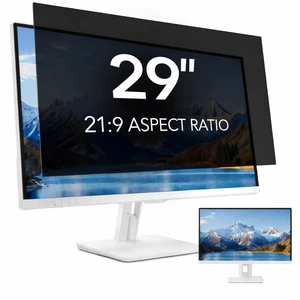QOYZINE 29 inch Computer Privacy Screen Filter for 21:9 Aspect Ratio Widescreen Monitor,29in Curved Computer Monitor Privacy Shield Anti Glare Eye Protection, Anti-Scratch Removable Protector Film QOYZINE 29 inch Computer Privacy Screen Filter for 21:9 Aspect Ratio Widescreen Monitor,29in Curved Computer Monitor Privacy Shield Anti Glare Eye Protection, Anti-Scratch Removable Protector Film
