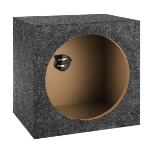 MECCANIXITY 10 Inch Ported Wooden Speaker Enclosure Gray MECCANIXITY 10 Inch Ported Wooden Speaker Enclosure Gray