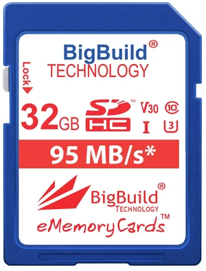 BigBuild Technology 32GB UHS-I U3 95MB/s Memory Card for Canon PowerShot SX420 is, SX430 is, SX520 HS, SX530 HS, SX540 HS, SX60 HS, SX610 HS, SX620 HS, SX710 HS, SX720 HS, SX730 HS, SX740 HS Camera BigBuild Technology 32GB UHS-I U3 95MB/s Memory Card for Canon PowerShot SX420 is, SX430 is, SX520 HS, SX530 HS, SX540 HS, SX60 HS, SX610 HS, SX620 HS, SX710 HS, SX720 HS, SX730 HS, SX740 HS Camera