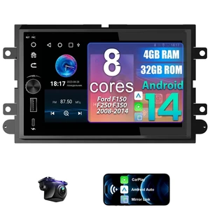 8 Core 4+32G Car Radio Stereo for Ford F150 2004-2008, F250 F350 2006-2014 8 Core 4+32G Car Radio Stereo for Ford F150 2004-2008, F250 F350 2006-2014