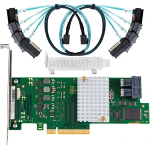 SAS HBA Card Compatible with LSI 9300-8i IT Mode 9211-8i with SAS Cables SAS HBA Card Compatible with LSI 9300-8i IT Mode 9211-8i with SAS Cables