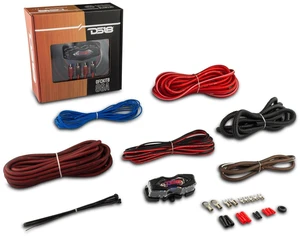 DS18 OFCKIT8 Ultra Flex Advance 8 Gauge Complete Amplifier Installation Wiring Kit 8GA with Fuse Holder and 80 Amp Fuse - Up to 960 Watts, OFC 100% Cooper DS18 OFCKIT8 Ultra Flex Advance 8 Gauge Complete Amplifier Installation Wiring Kit 8GA with Fuse Holder and 80 Amp Fuse - Up to 960 Watts, OFC 100% Cooper