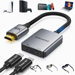 ZIXIAMZ HDMI to USB C Adapter, 4K@60Hz for AR Glasses & Monitor ZIXIAMZ HDMI to USB C Adapter, 4K@60Hz for AR Glasses & Monitor