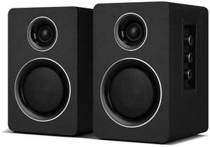 Computer Speakers, Bluetooth 5.3, USB-C, AUX/RCA, 3.5-Inch Woofer, Black Computer Speakers, Bluetooth 5.3, USB-C, AUX/RCA, 3.5-Inch Woofer, Black