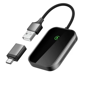 Zoltriq Wireless CarPlay Adapter for iPhone, Wireless Adapter USB-C, Bluetooth Connection, Auto-Switch Between Multiple iPhones, Fast & Stable, iOS 10+ (Space Black) Zoltriq Wireless CarPlay Adapter for iPhone, Wireless Adapter USB-C, Bluetooth Connection, Auto-Switch Between Multiple iPhones, Fast & Stable, iOS 10+ (Space Black)