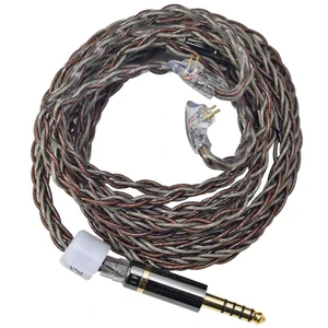 Hidizs MS5-4.4-RC Replacement Audio Upgrade Cable, Detachable Earphone Cable 4.4mm Plug Headphone Balanced Cord- 2 Pin 0.78mm IEM Cable for Headphones, MP3 Players, Phones, Speakers, Tablets, PCs Hidizs MS5-4.4-RC Replacement Audio Upgrade Cable, Detachable Earphone Cable 4.4mm Plug Headphone Balanced Cord- 2 Pin 0.78mm IEM Cable for Headphones, MP3 Players, Phones, Speakers, Tablets, PCs