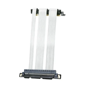 GIGA-MEGA PCIe 5.0 X16 Riser Cable Dual Reverse and Straight GPU Extension Cable GEN5 for ITX A4 Case RTX5090 (Straight 65cm) GIGA-MEGA PCIe 5.0 X16 Riser Cable Dual Reverse and Straight GPU Extension Cable GEN5 for ITX A4 Case RTX5090 (Straight 65cm)