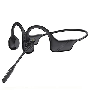 Open-Ear Headphones with Noise-Canceling Mic, Bone Conduction Headphones Open-Ear Headphones with Noise-Canceling Mic, Bone Conduction Headphones