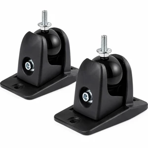 Jumbl Speaker Wall Mount Brackets, 1/4-20 Thread, 2 Pack, Black Jumbl Speaker Wall Mount Brackets, 1/4-20 Thread, 2 Pack, Black