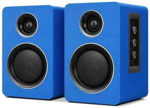 Computer Speakers, Bluetooth 5.3, USB-C, AUX/RCA, 3.5-Inch Woofer, Blue Computer Speakers, Bluetooth 5.3, USB-C, AUX/RCA, 3.5-Inch Woofer, Blue